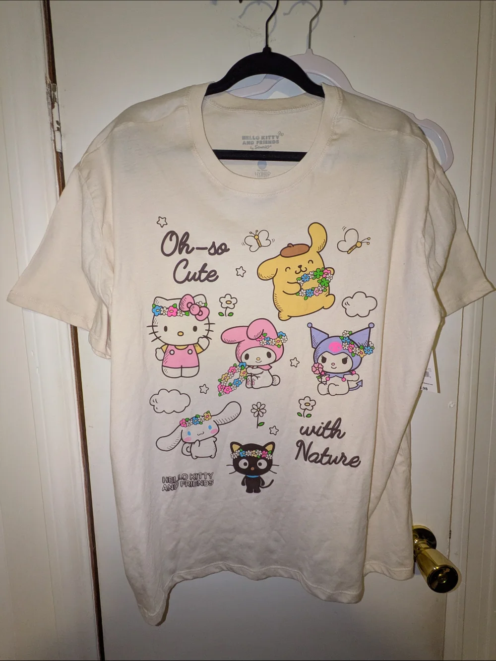 Hello Kitty Sanrio Cream Graphic Tee